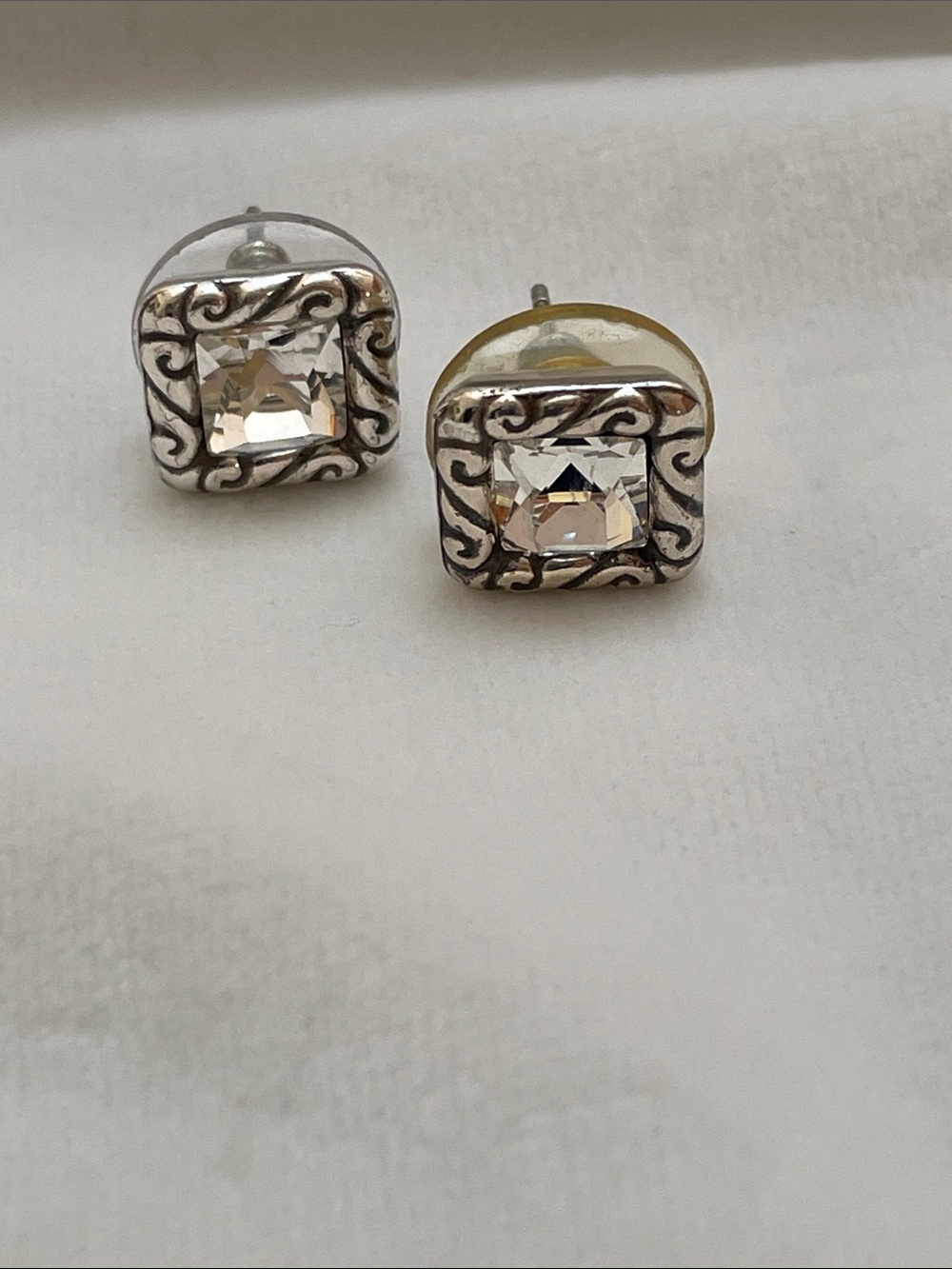Brighton Mini Post Silver Tone Stud Earrings Regina
